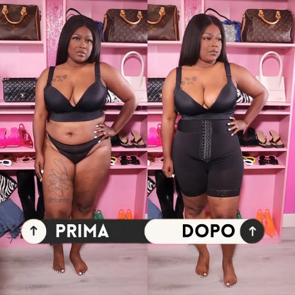 FitCurve™ – Pantaloncini Modellanti con Gancetti